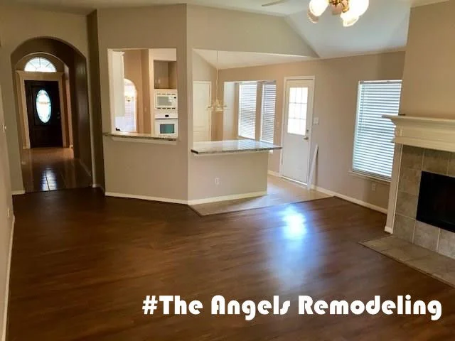 Living room remodeling